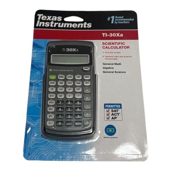 Texas Instruments TI-30Xa Scientific Calculator - Black/Grey - Picture 1 of 2